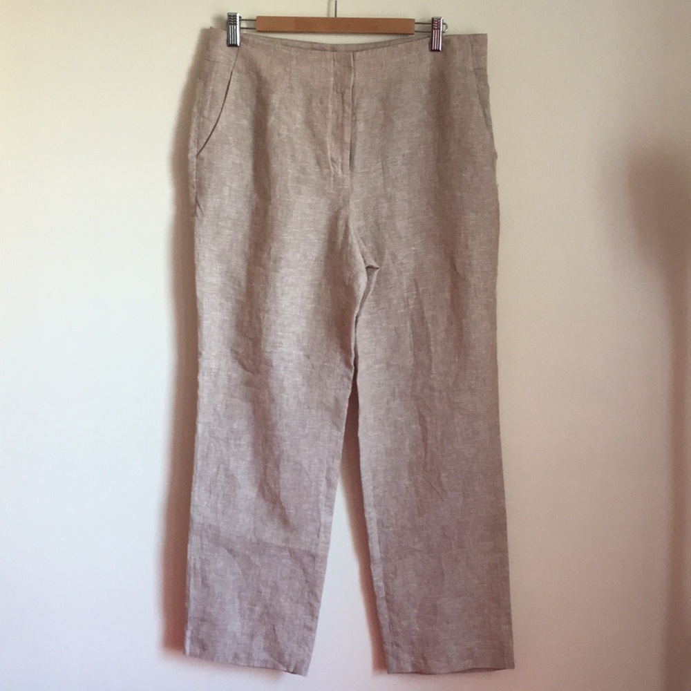 Talbots 100% Linen Southampton Pants